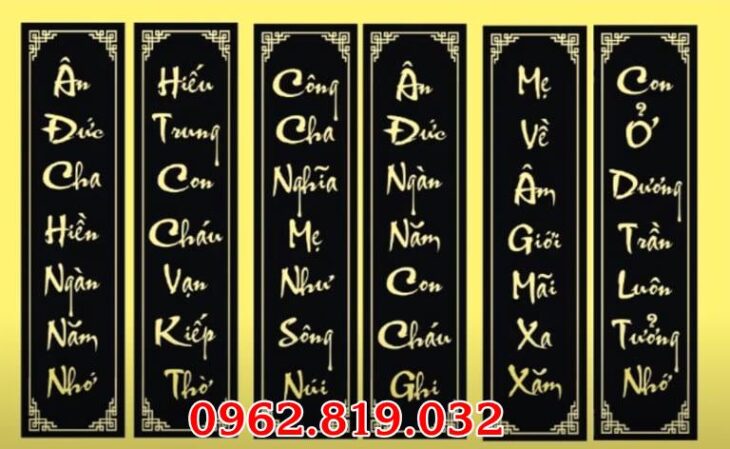 99 Mẫu câu đối lăng mộ gia đình tổ tiên nhiều ý nghĩa cho con cháu