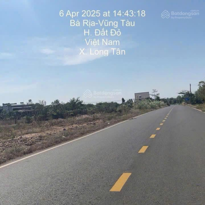 Đất xây nhà trọ cho thuê ngay KCN Đá Bạc – Long Tân, mặt tiền đường 12m đi thẳng biển Long Hải