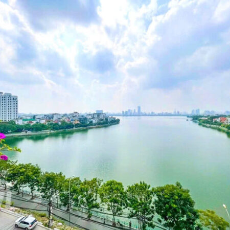 BÁN TÒA NHÀ MẶT PHỐ NGHI TÀM – VIEW HỒ TÂY – 136M² – MT 8M – DÒNG TIỀN 130TR/TH – 78 TỶ