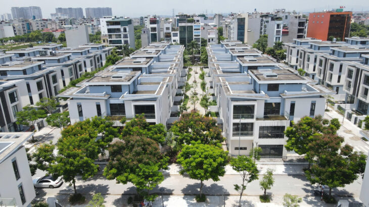 BÁN BIỆT THỰ AN QUÝ VILLA, DƯƠNG NỘI – 182M – MT 9M – VỈA HÈ Ô TÔ TRÁNH – GIÁ 45 TỶ