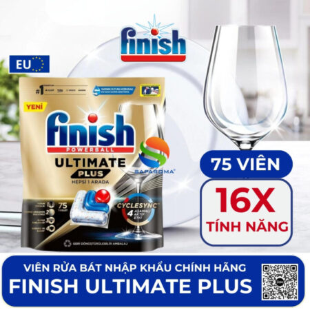 Viên rửa bát Finish chuyên dùng cho máy rửa bát – hàng nhập khẩu chính hãng Châu Âu