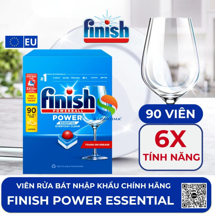 Viên rửa bát Finish chuyên dùng cho máy rửa bát – hàng nhập khẩu chính hãng Châu Âu