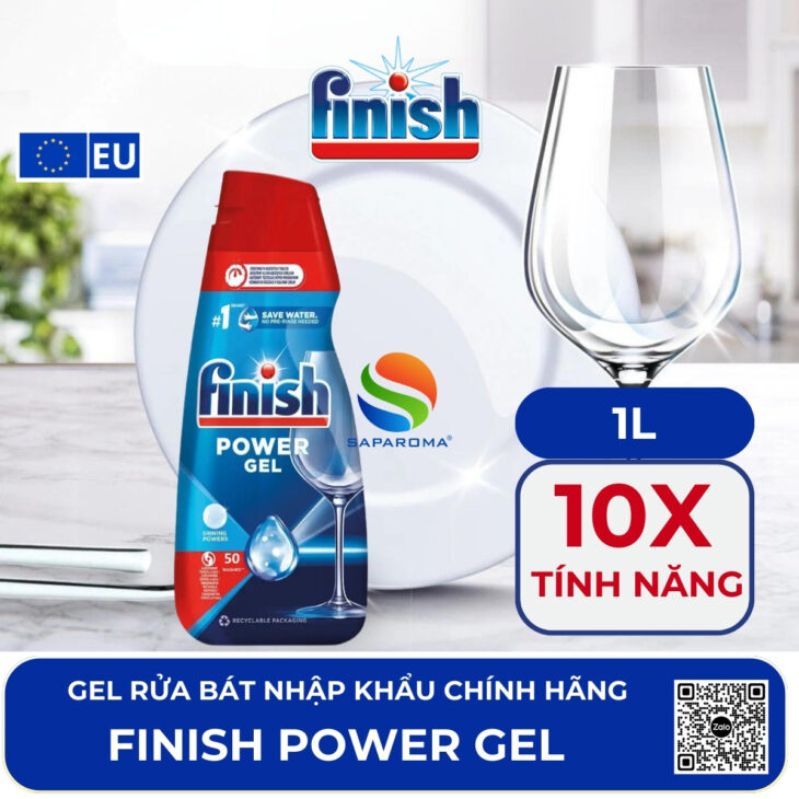 Viên rửa bát Finish chuyên dùng cho máy rửa bát – hàng nhập khẩu chính hãng Châu Âu