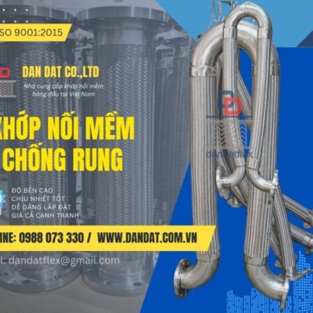 Khớp nối mềm, khớp nối mềm inox 304, khớp nối mềm inox dẫn hóa chất, khớp nối mềm inox công nghiệp