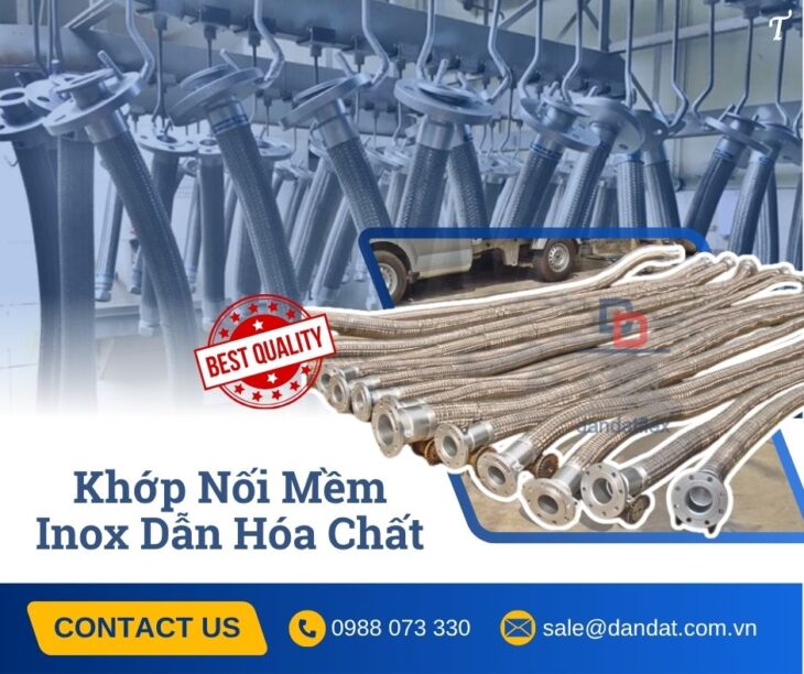 Khớp nối chống rung ống gió, khớp nối mềm inox chống rung, khớp nối giãn nở chống rung, khopnoimem