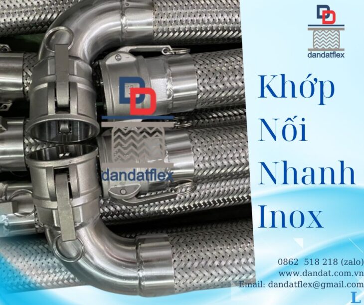 Ống dẫn dầu thủy lực, ống mềm inox rắc co ren, khop noi mem, ống thủy lực bọc lưới inox,khop noi mem
