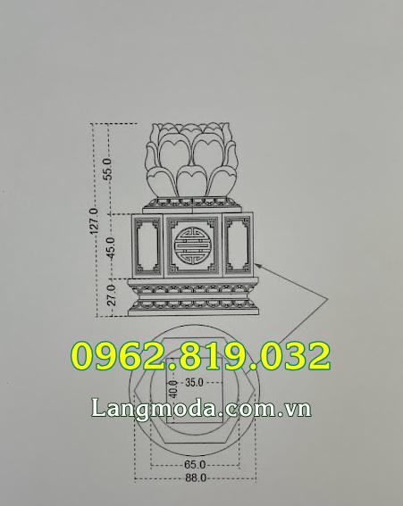 Tháp thờ cốt nhỏ bằng đá – Mẫu mã đẹp, bền, giá tốt 2025