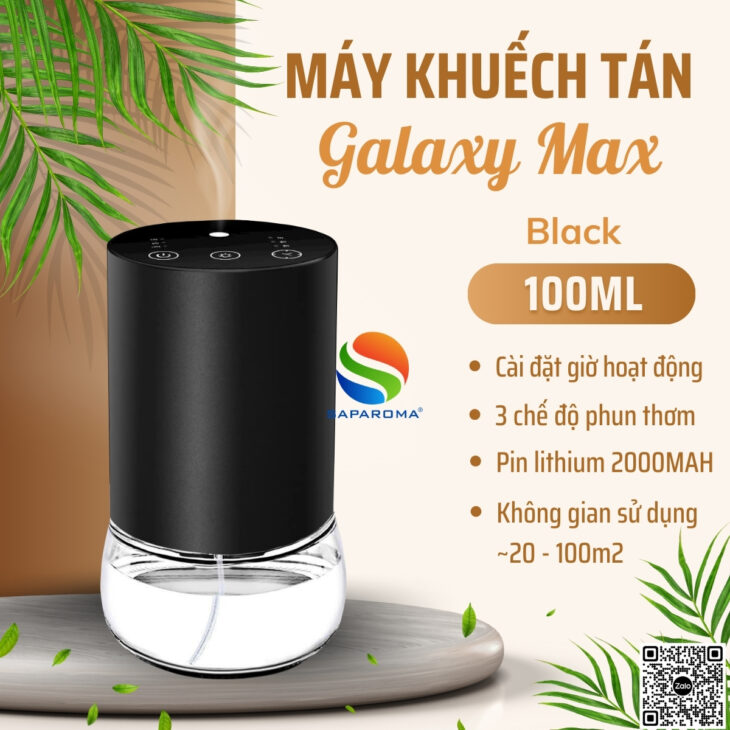 Máy khuếch tán tinh dầu SAPAROMA hỗ trợ khử mùi, thơm phòng, đẳng cấp, làm thơm chuyên nghiệp