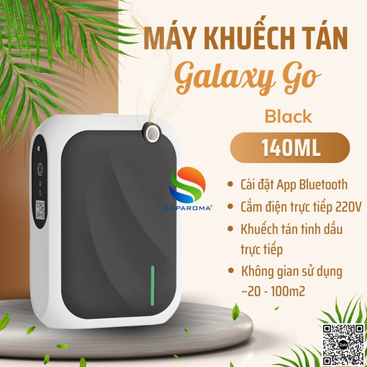 Máy khuếch tán tinh dầu cao cấp SAPAROMA, cài đặt App bluetooth, phun tinh dầu trực tiếp