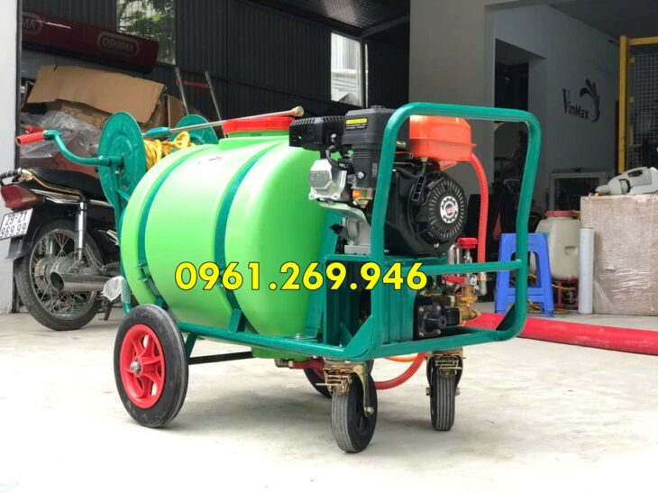 Máy phun thuốc công nghiệp thùng phuy 160L – Turbo 6.5HP