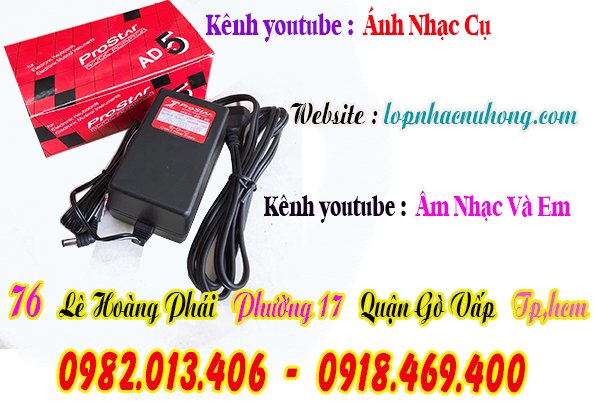 Mua adapter / adaptor ( cục nguồn ) đàn organ tại gò vấp