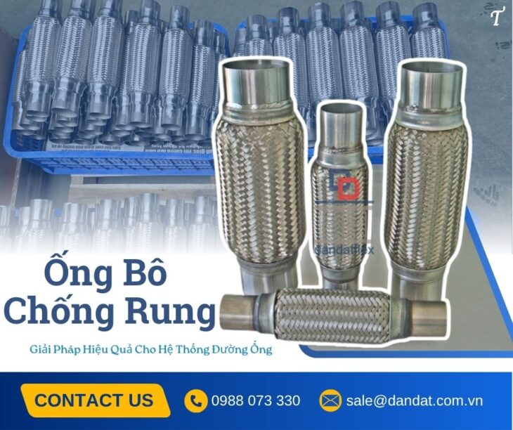 Khớp nối chống rung ống gió, khớp nối mềm inox chống rung, khớp nối giãn nở chống rung, khopnoimem