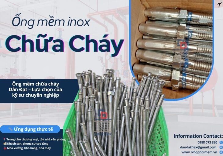 Ống nối mềm đầu phun sprinkler, ống mềm sprinkler PCCC, dây mềm kết nối đầu phun sprinkler