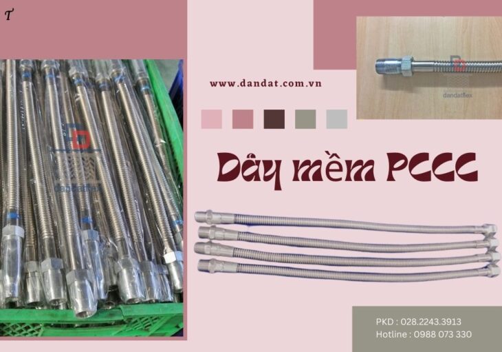 Ống nối mềm đầu phun sprinkler, ống mềm sprinkler PCCC, dây mềm kết nối đầu phun sprinkler