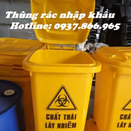Thung rac 60l đap chan, Địa chỉ uy tín cung cấp thùng rác các loại, bán thùng rác