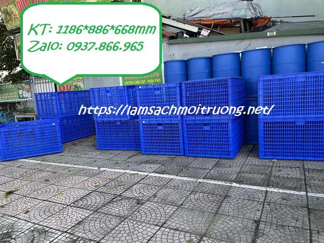 Sọt có bánh xe dùng kéo hàng trong xưởng may, Sọt chứa hàng, sọt có bánh xe dưới đáy