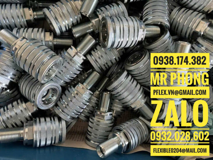 khớp nối nhanh thủy lực – khớp nối nhanh bằng inox-khớp nối nhanh thủy lực inox