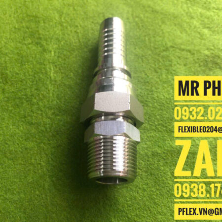Đầu nối ống thủy lực các loại- vỏ inox bấm ống dầu thủy lực- đầu ren thủy lực