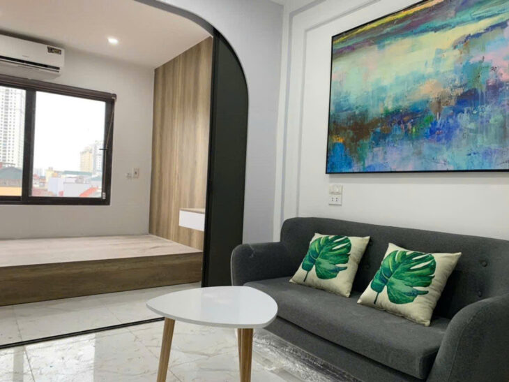 Bán tòa CCMN 8 tầng thang máy – vị trí đắc địa đường Nguyễn Hữu Thọ, Q. Hoàng Mai, MT gần 7m, giá