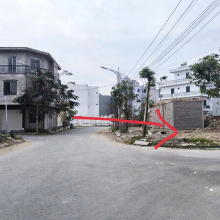 Đất lô góc 2 mặt tiền – Tái định cư A51 Vĩnh Niệm, Giá 5.45 tỉ