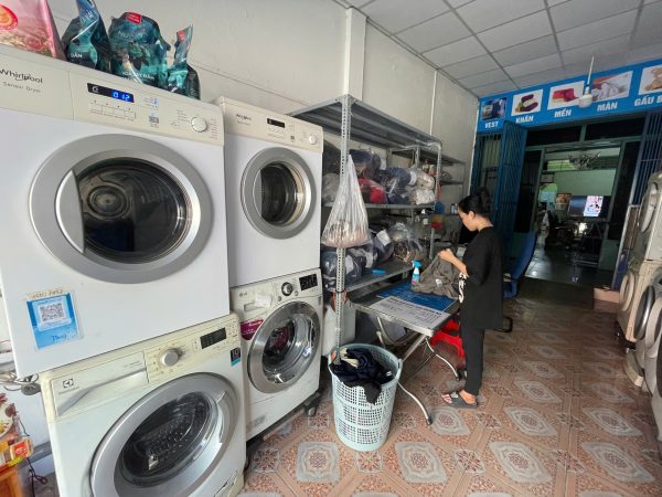 Quận Gò Vấp ! NHANH CÒN ! TIỆM GIẶT SẤY ĐẸP LẮM – MT ĐƯỜNG Vị trí sầm uất, Tel : 0394088083 (