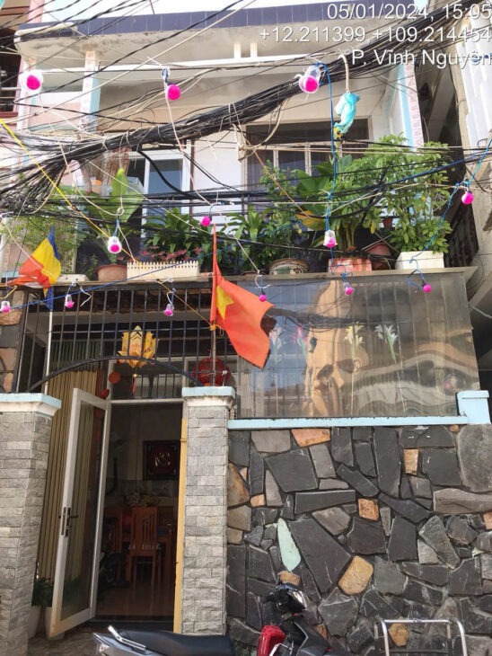 Bán Nhà Trần Phú – Vĩnh Nguyên – Tỉnh Khánh Hoà – cách biển chỉ 30m Dt : 51,5m ngang 4,5m nở hậu