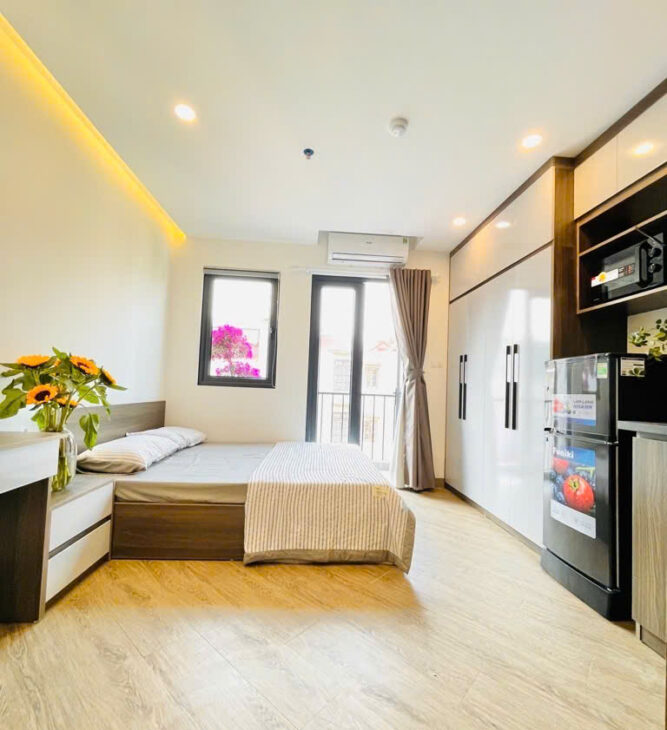 Bán CCMN Nhổn 58m2-6T-TM, lô góc 2 thoáng, 15 căn full NT, giá 11.9 tỷ