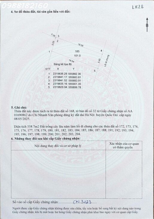 HƠN 101M2, ĐƯỜNG DỘNG OTO TRÁNH TẠI KHU VAI RÉO- PHÚ CÁT CHỈ NHỈNH 4 TỶ XÍU, LH 0988182160