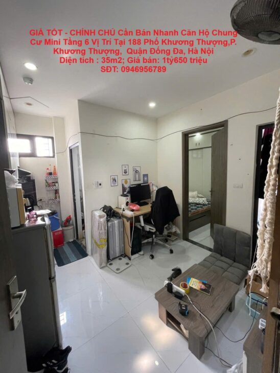 GIÁ TỐT – CHÍNH CHỦ Cần Bán Nhanh Căn Hộ Chung Cư Mini Tầng 6 Vị Trí Tại Quận Đống Đa, TP Hà Nội