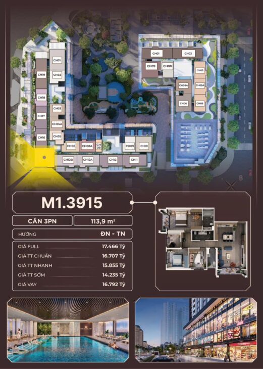 Mua bán chuyển nhượng căn hộ chung cư the Matrix one Mễ Trì tháng ̉6/2025 giá chỉ từ 100tr/m2.