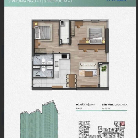 🍀 CHUYỂN NHƯỢNG CĂN HỘ 2PN+ 1 TẠI PLAZA 3 – FPT CITY ĐÀ NẴNG 🍀