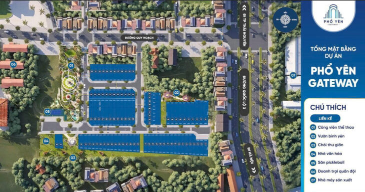 MÌNH CẦN BÁN LÔ ĐẤT DỰ ÁN PHỔ YÊN GATEWAY – PHƯỜNG TÂN HƯƠNG, TP PHỔ YÊN, THÁI NGUYÊN