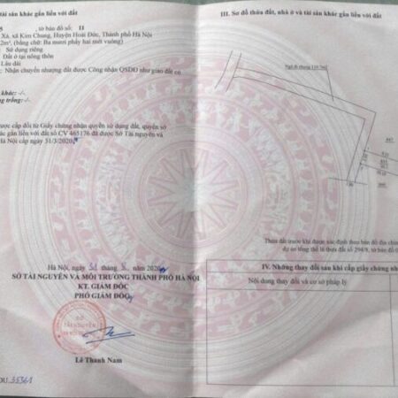 Bán 30m đất Lai Xá, Kim Chung, Hoài Đức, Hà Nội.