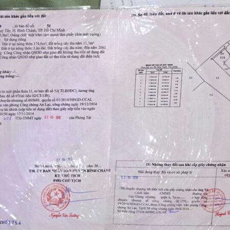 CHÍNH CHỦ Cần Bán Đất Vị Trí Đẹp Tặng Nhà Xã Tân Quý Tây, Bình Chánh, HCM