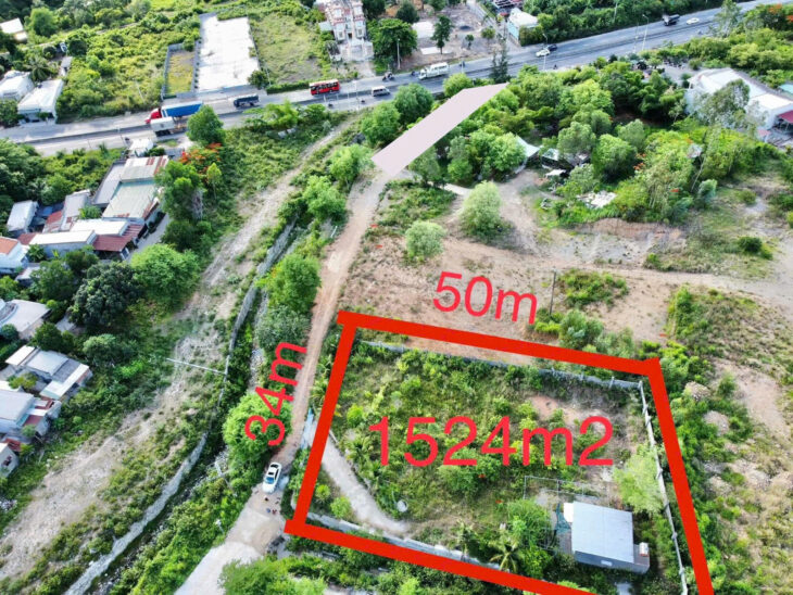 Bán Nhà vườn cách Biển Nha Trang 5km, cách Ql1a vài chục mét. Sổ hồng 1.524m2 quy hoạch full