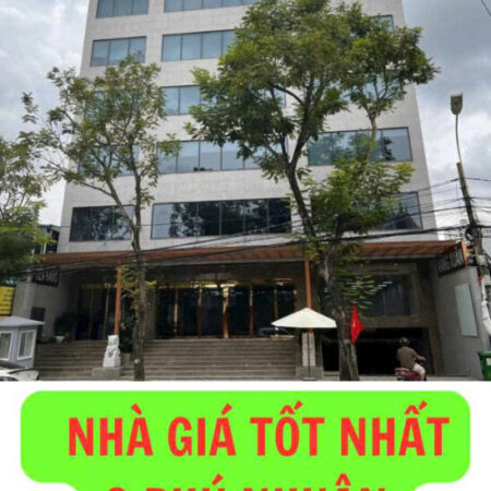 Toà nhà văn phòng ngang 12M khu sân bay – HDT 140 triệu/tháng – 7 tầng ốp kính – 35 tỷ