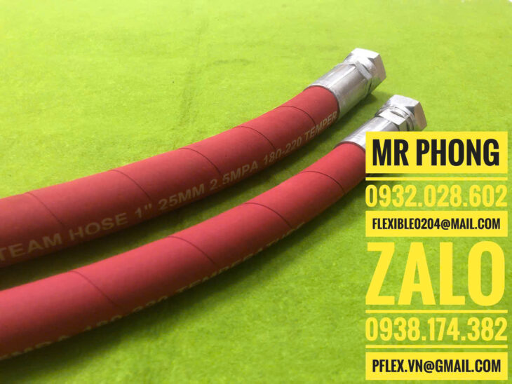 Ống Dẫn Hơi Nóng Alfagomma 18 Bar- Ống Cao Su Dẫn Hơi Nóng Alfagomma 18 Bar 340Ah