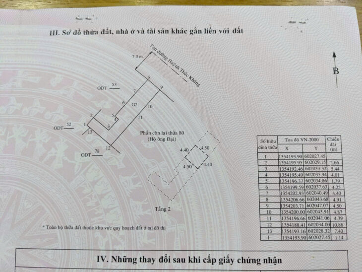 Bán nhà tttp Huỳnh Thúc Kháng Diện tích: 96,6m2 Giá bán: 13,2 tỷ ( có thương lượng, thuế bên nào