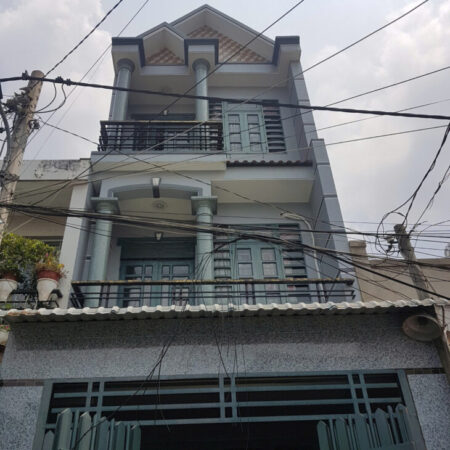 NHÀ MỚI 3 TẦNG – HXH TRÁNH NHAU – TCH10, Q12 GIÁ RẺ