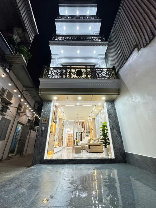 SIÊU PHẨM LÔ GÓC THỊNH LIỆT – 59M² – 5 TẦNG THANG MÁY – MT 4M – HOÀNG MAI CHỈ 1 NHÀ RA PHỐ – NGÕ Ô
