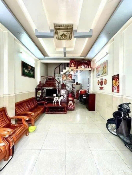 NHÀ 3 TẦNG- ĐƯỜNG NHỰA 10 MÉT- NỐI DÀI NGUYỄN VĂN LUÔNG – PHÚ ĐỊNH – QUẬN 8 ( 4 x 14 ) 57M2 , NHỈNH