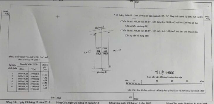 HÍNH CHỦ CẦN BÁN GẤP 2 LÔ ĐẤT TẠI TRUNG TÂP THỊ XÃ SÔNG CẦU