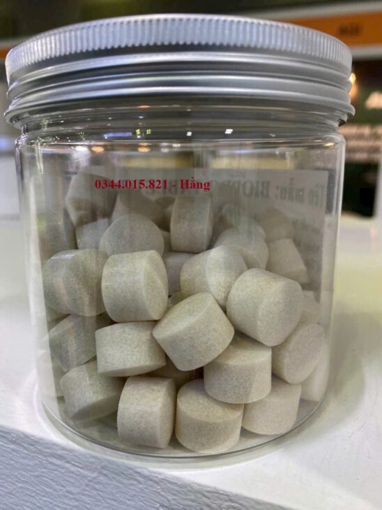 Men vi sinh viên, Biopro Tablet viên 3G, xử lý nước và đáy ao nuôi, phân hủy mùn bã hữu cơ,