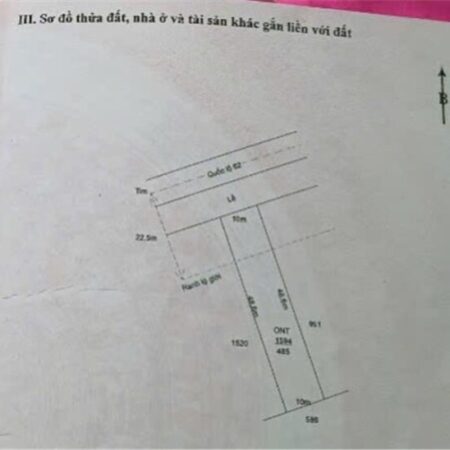 ĐẤT CHÍNH CHỦ – MẶT TIỀN – Ấp 1 Xã Thuỷ Tây, Huyện Thạnh Hoá, Tỉnh Long An