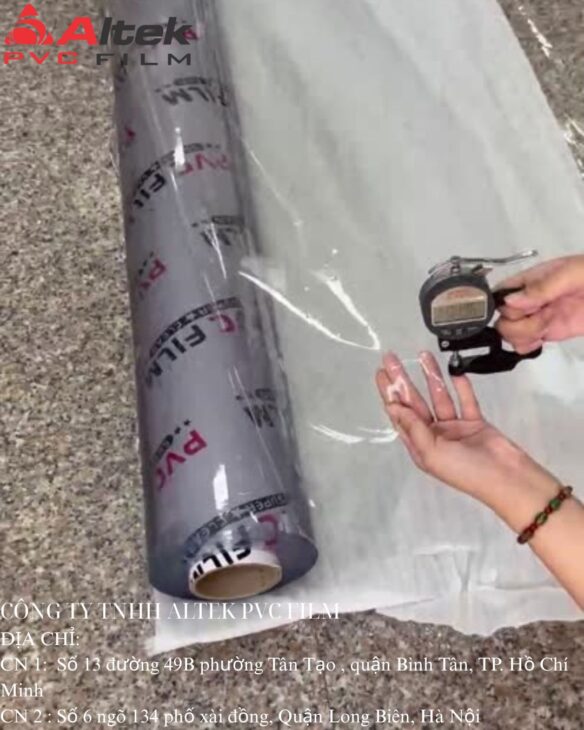 Xưởng phân phối màng nhựa PVC trong suốt giá sỉ toàn quốc