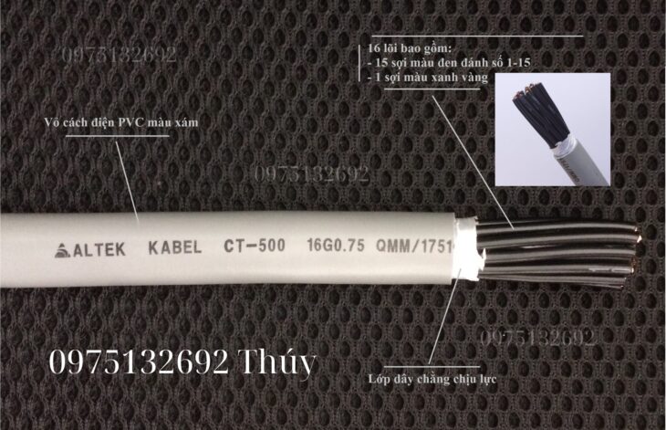 Altek Kabel – Cáp điều khiển, tín hiệu CT-500/SH-500