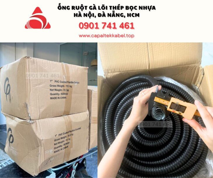 Ống thép luồn dây điện bọc nhựa PVC Hồ Chí Minh, Bình Dương