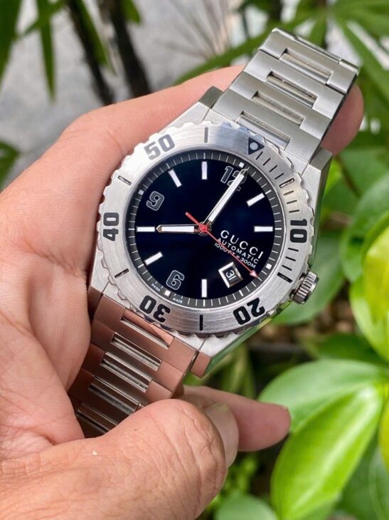 Đồng Hồ Nam : Gucci Pantheon Automatic dòng Diver – Bản dây thép siêu đẹp – Fullbox…