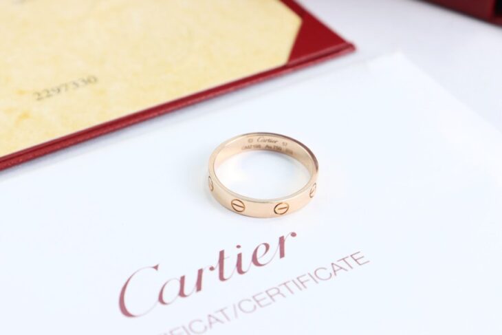 Nhẫn Nam CARTIER Love Ring Rose Gold 18k, Size 57 – Chính Hãng – Fullbox…