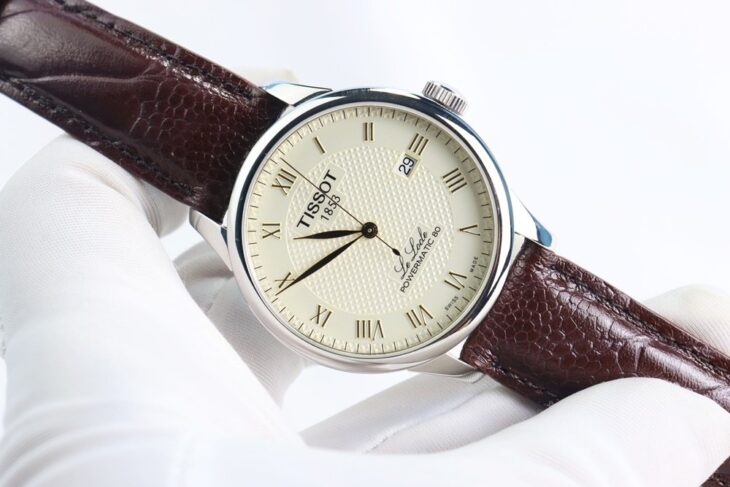 ĐH Nam : Tissot Le Locle Powermatic 80 Dây Da – Size 39.3mm – Fullbox